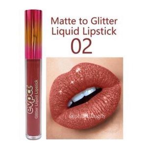 Glitter Liquid Lipstick Waterproof Non-stick Long